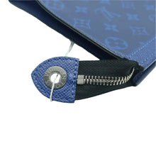 Load image into Gallery viewer, LOUIS VUITTON Poche toilette Monogram Canvas Clutch Blue
