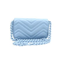 Load image into Gallery viewer, Gucci GG Marmont Calfskin Matelasse Super Mini Shoulder Bag Light Blue
