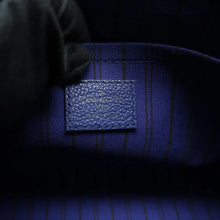 Load image into Gallery viewer, Louis Vuitton Montaigne MM Leather Satchel Bag Blue
