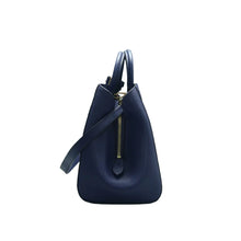 Load image into Gallery viewer, Louis Vuitton Montaigne MM Leather Satchel Bag Blue

