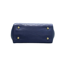 Load image into Gallery viewer, Louis Vuitton Montaigne MM Leather Satchel Bag Blue
