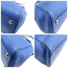 Load image into Gallery viewer, Fendi Peekaboo Iseeu Leather Shoulder Bag Blue
