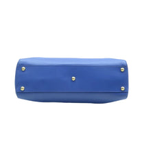 Load image into Gallery viewer, Fendi Peekaboo Iseeu Leather Shoulder Bag Blue
