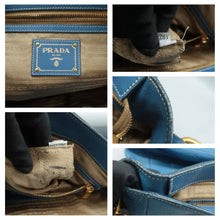 Load image into Gallery viewer, Parada Leather Shoulder Bag Blue
