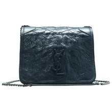 Load image into Gallery viewer, SAINT LAURENT Leather Crossbody Bag Blue
