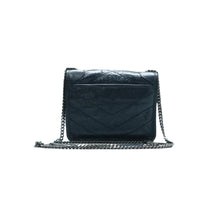 Load image into Gallery viewer, SAINT LAURENT Leather Crossbody Bag Blue
