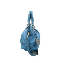 Load image into Gallery viewer, Gucci Sukey Guccissima Satchel Blue
