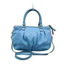 Load image into Gallery viewer, Gucci Sukey Guccissima Satchel Blue
