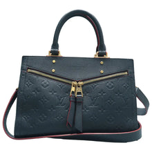 Load image into Gallery viewer, Louis Vuitton Sully Leather Monogram Satchel Bag Blue
