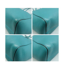 Load image into Gallery viewer, GUCCI  Dollar Swing Calfskin leather Shoulder Bag Blue
