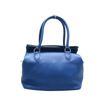 Load image into Gallery viewer, Hermes Toolbox 26 Evercolor Leather Satchel Bag Blue
