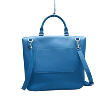 Load image into Gallery viewer, Louis Vuitton Volta Leather Satchel Bag Blue
