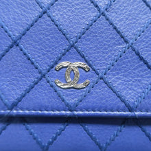 Load image into Gallery viewer, Chanel Wallet on Chain Leather Crossbody Bag Blue
