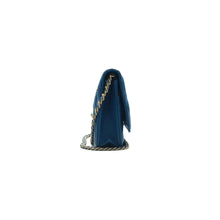 Load image into Gallery viewer, CHANEL Wallet on Chain Pearl Crush Leather Shoulder Bag Blue
