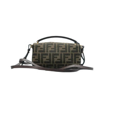 Load image into Gallery viewer, FENDI Baguette Jacquard FF Satchel Bag Brown
