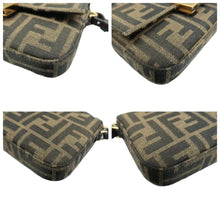 Load image into Gallery viewer, FENDI Baguette Jacquard FF Satchel Bag Brown
