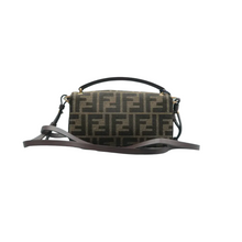 Load image into Gallery viewer, Fendi Baguette Fabric Satchel Bag Brown
