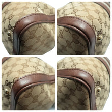 Load image into Gallery viewer, GUCCI Boston Fabric Satchel Bag Brown
