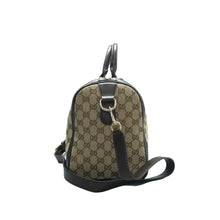 Load image into Gallery viewer, Gucci Vintage Web Original GG Boston Bag Brown
