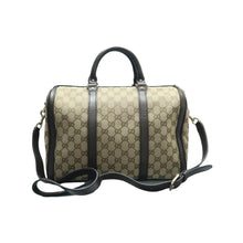 Load image into Gallery viewer, Gucci Vintage Web Original GG Boston Bag Brown
