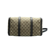 Load image into Gallery viewer, Gucci Vintage Web Original GG Boston Bag Brown
