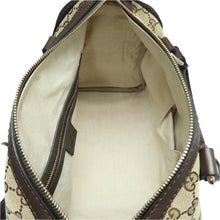 Load image into Gallery viewer, Gucci Vintage Web Original GG Boston Bag Brown
