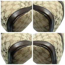 Load image into Gallery viewer, Gucci Vintage Web Original GG Boston Bag Brown
