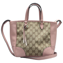 Load image into Gallery viewer, Gucci Bree Leather Satchel Bag Pink/Beige
