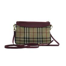 Load image into Gallery viewer, Burberry Fabric Shoulder Bag Brown
