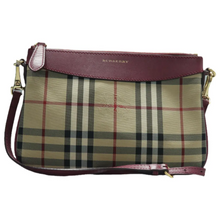 Load image into Gallery viewer, Burberry Fabric Shoulder Bag Brown
