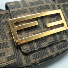 Load image into Gallery viewer, FENDI Cookie Mini Fabric Shoulder Bag Brown
