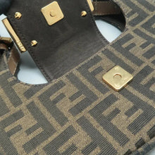 Load image into Gallery viewer, FENDI Cookie Mini Fabric Shoulder Bag Brown
