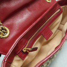 Load image into Gallery viewer, GUCCI GG Marmont Fabric Shoulder Bag Brown
