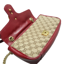 Load image into Gallery viewer, GUCCI GG Marmont Fabric Shoulder Bag Brown

