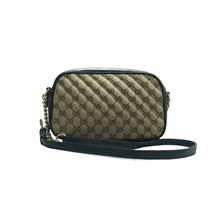Load image into Gallery viewer, GUCCI GG Marmont Fabric Shoulder Bag Brown
