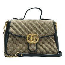 Load image into Gallery viewer, GUCCI GG Marmont Canvas Shoulder Bag Brown
