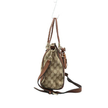 Load image into Gallery viewer, GUCCI Fabric Shoulder Bag Brown
