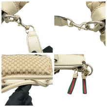 Load image into Gallery viewer, Gucci  Web Mayfair Monogram Margaux Calfskin Tote Beige
