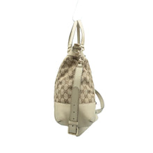 Load image into Gallery viewer, Gucci  Web Mayfair Monogram Margaux Calfskin Tote Beige
