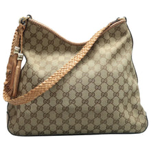 Load image into Gallery viewer, Gucci Fabric Shoulder Bag Brown
