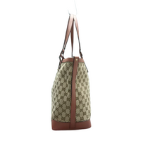 Load image into Gallery viewer, GUCCI W/P Fabric Shoulder Bag Brown
