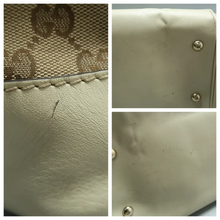 Load image into Gallery viewer, Gucci Fabric Satchel Bag Brown

