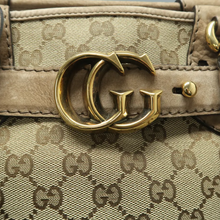 Load image into Gallery viewer, GUCCI Fabric Tote Bag Brown
