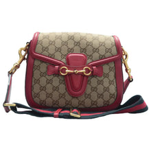 Load image into Gallery viewer, GUCCI Lady Web Fabric Shoulder Bag Brown
