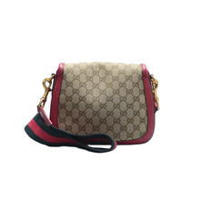 Load image into Gallery viewer, GUCCI Lady Web Fabric Shoulder Bag Brown
