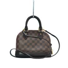 Load image into Gallery viewer, Louis Vuitton Alma BB Damier Ebene Satchel Bag Brown
