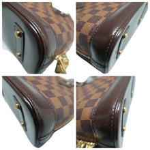 Load image into Gallery viewer, Louis Vuitton Alma BB Damier Ebene Satchel Bag Brown

