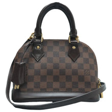 Load image into Gallery viewer, Louis Vuitton Alma BB Damier Ebene Satchel Bag Brown
