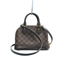 Load image into Gallery viewer, Louis Vuitton Alma BB Damier Ebene Canvas Satchel Bag Brown
