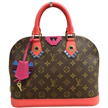 Load image into Gallery viewer, LOUIS VUITTON Alma Monogram leather Tote Bag Brown
